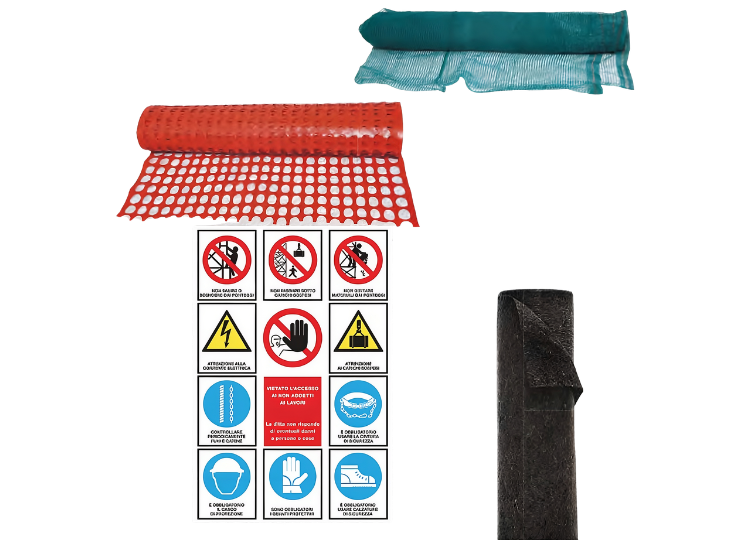 Cartelli e reti da cantiere